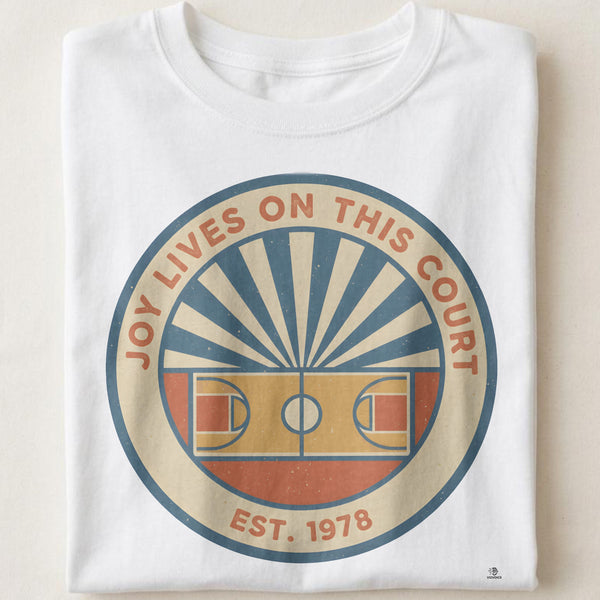 JOY LIVES ON THIS COURT | Fun Pickleball T-Shirt
