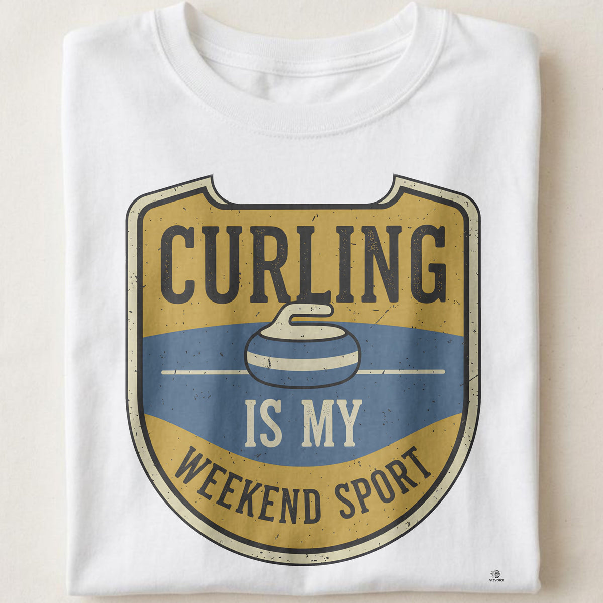 CURLING IS MY WEEKEND SPORT | Fun T-Shirt for Curling Enthusiasts