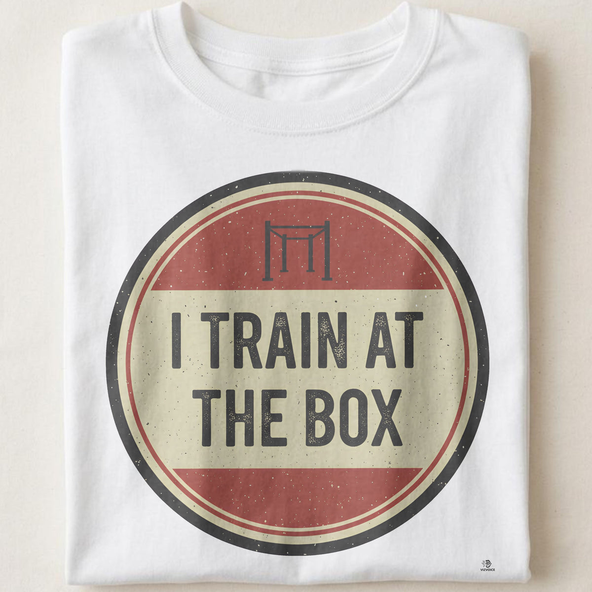 I TRAIN AT THE BOX | Funny CrossFit T-Shirt