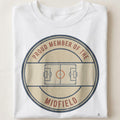 PROUD MEMBER OF THE MIDFIELD | Funny Field Hockey T-Shirt - close up