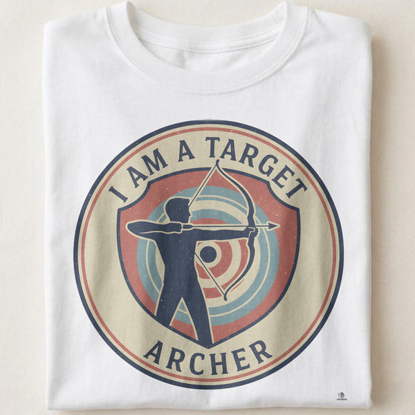 I AM A TARGET ARCHER | Funny Archery T-Shirt for Sports Lovers