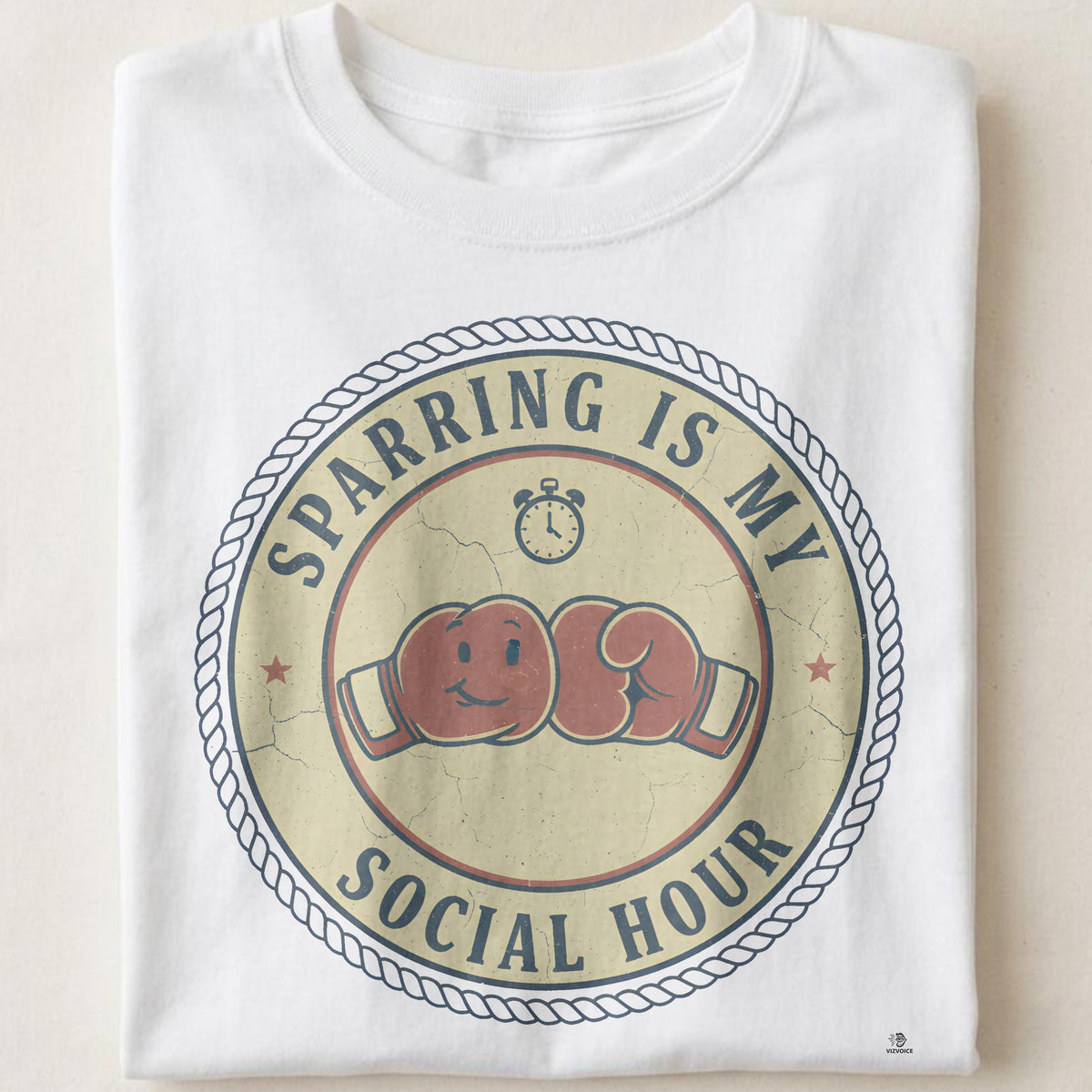 SPARRING IS MY SOCIAL HOUR | Funny Boxing T-Shirt