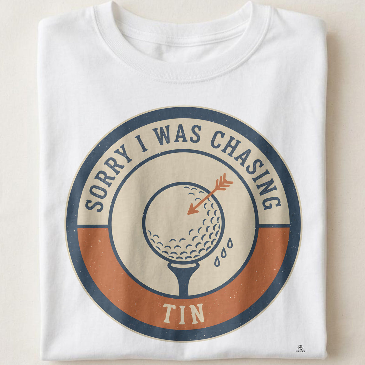 SORRY I WAS CHASING TIN | Funny Squash T-Shirt