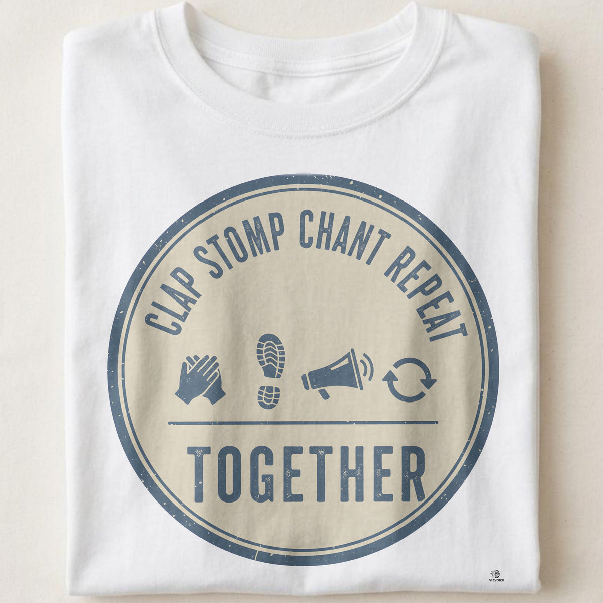 CLAP STOMP CHANT REPEAT TOGETHER | Cheerleading T-Shirt