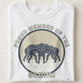 PROUD MEMBER OF THE SCRUM | Funny Rugby T-Shirt - close up
