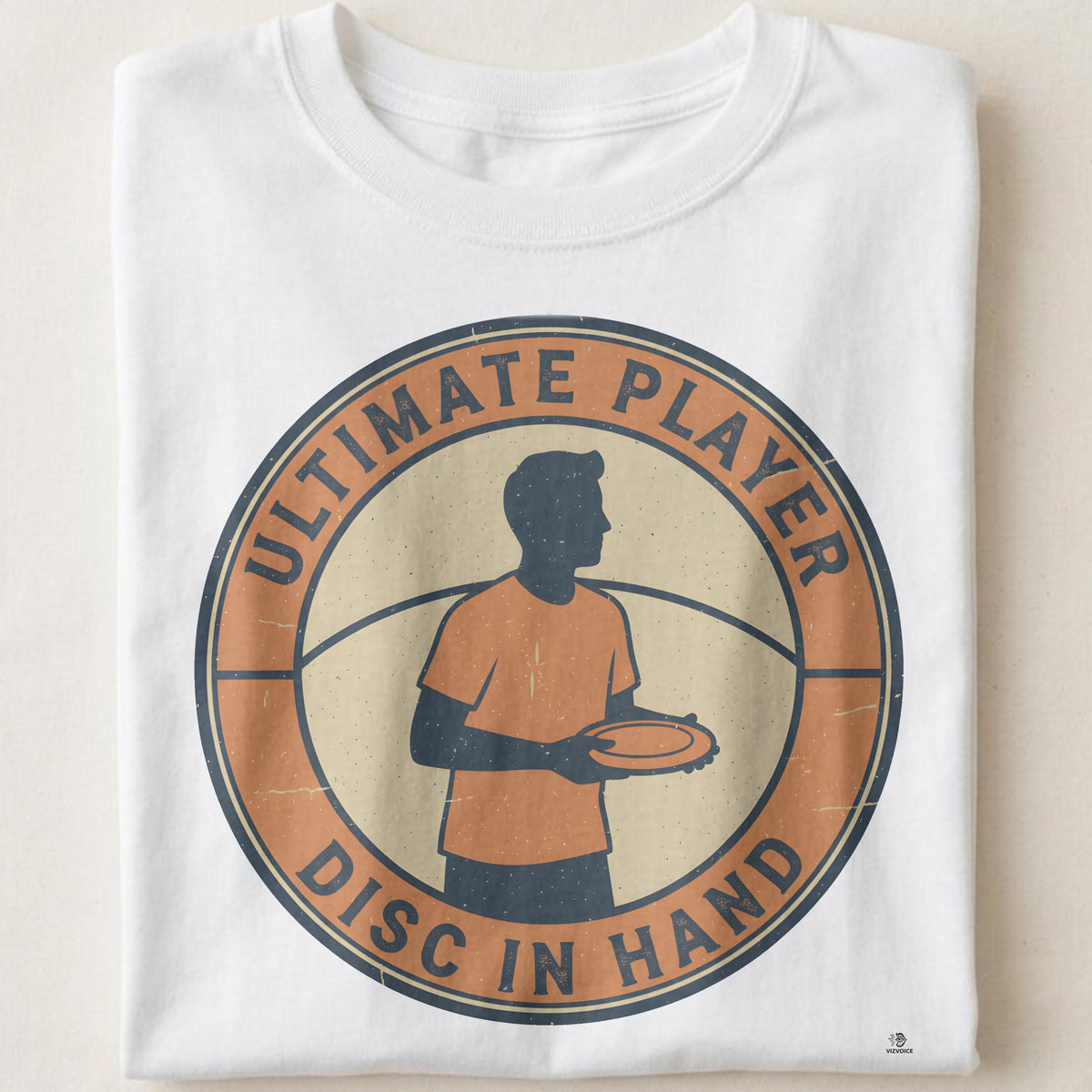 ULTIMATE PLAYER DISC IN HAND | Fun Ultimate Frisbee T-Shirt