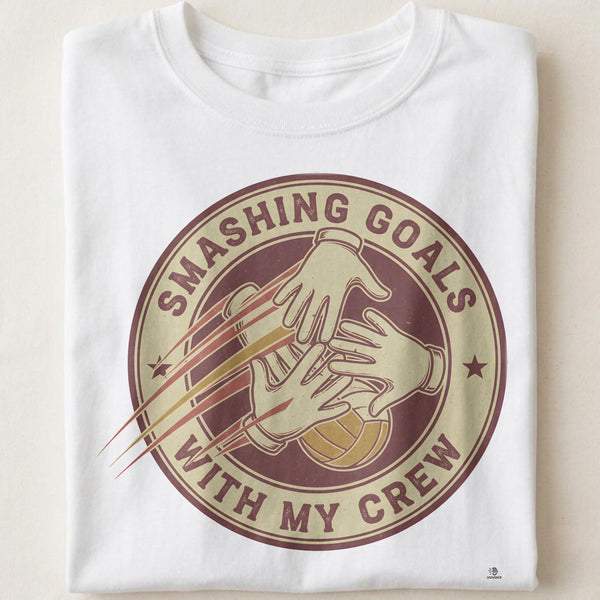 SMASHING GOALS WITH MY CREW | Fun Handball T-Shirt