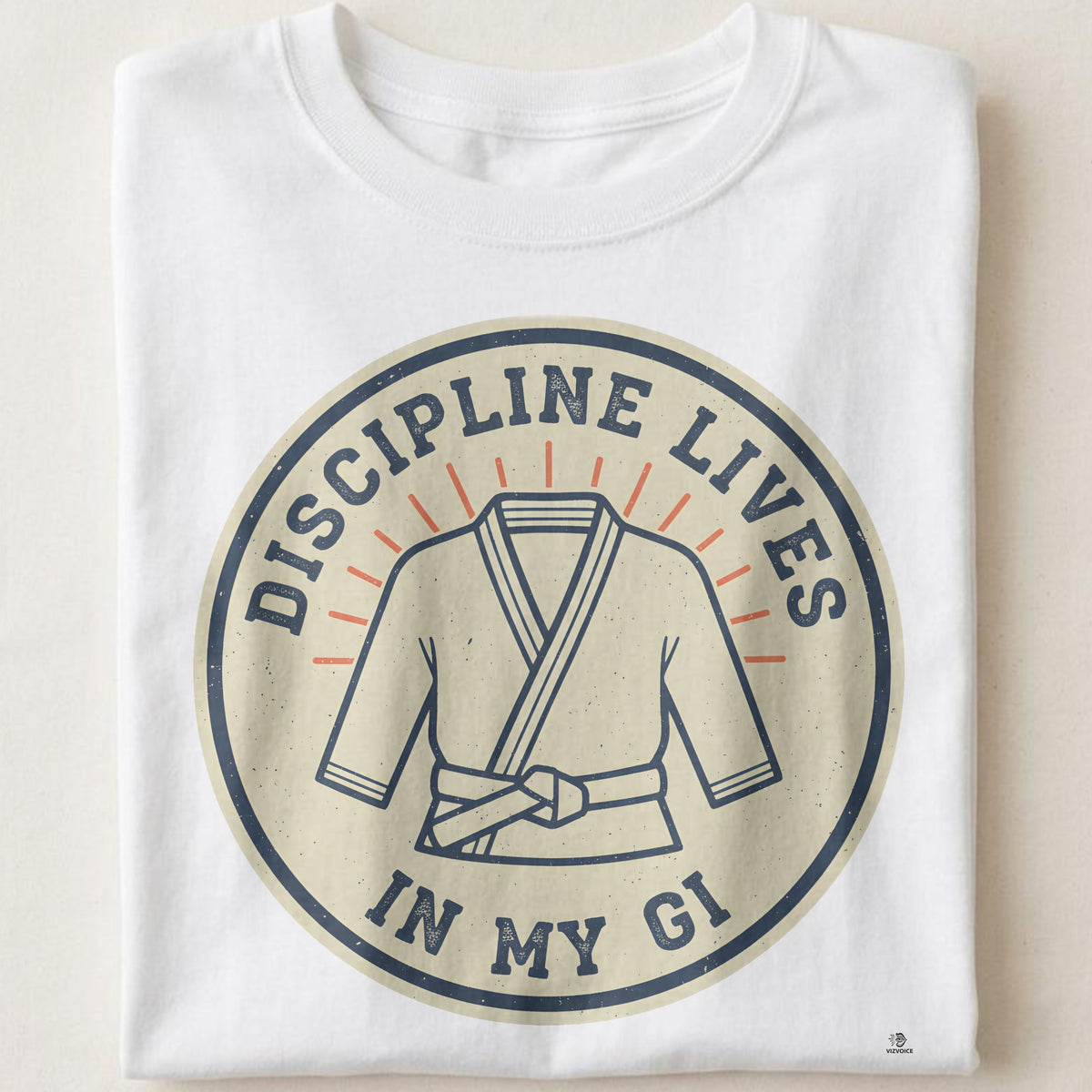 DISCIPLINE LIVES IN MY GI | Karate T-Shirt for Martial Artists