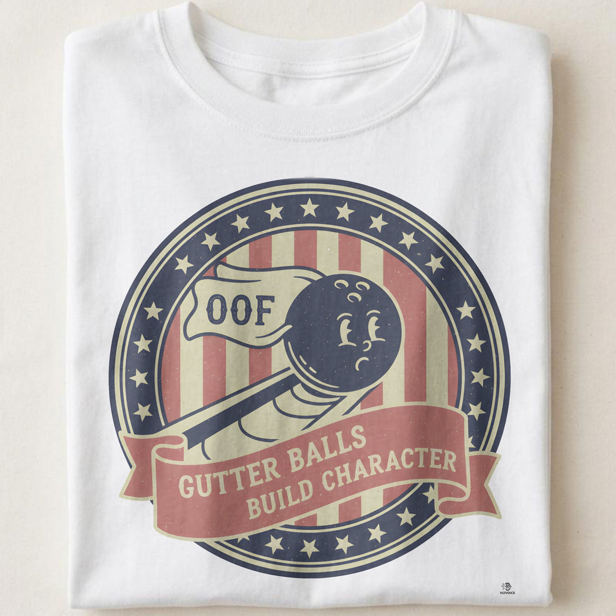 GUTTER BALLS BUILD CHARACTER | Funny Bowling T-Shirt