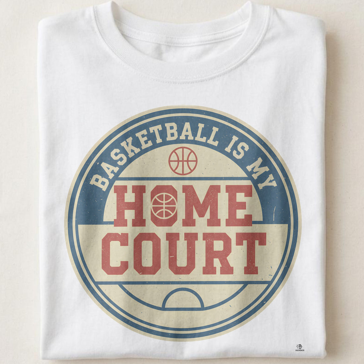 BASKETBALL IS MY HOME COURT | Fun Basketball T-Shirt