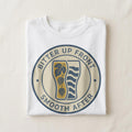 BITTER UP FRONT SMOOTH AFTER | Funny Beer Lover T-Shirt - close up