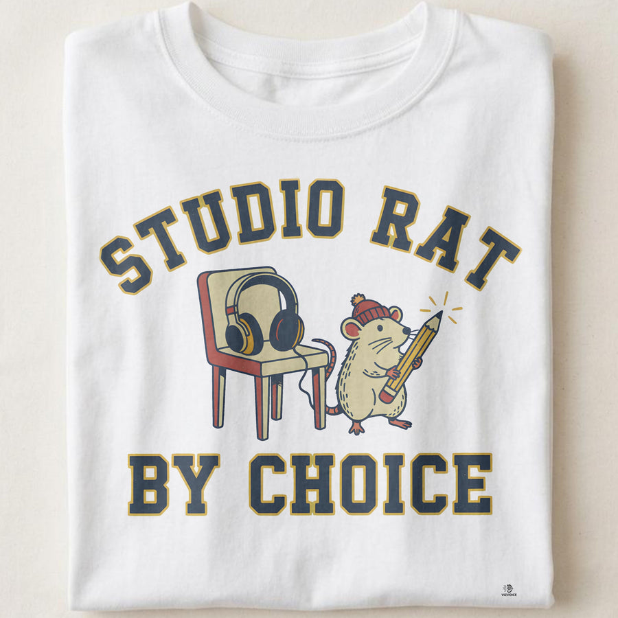 STUDIO RAT BY CHOICE | Funny Music & Arts T-Shirt