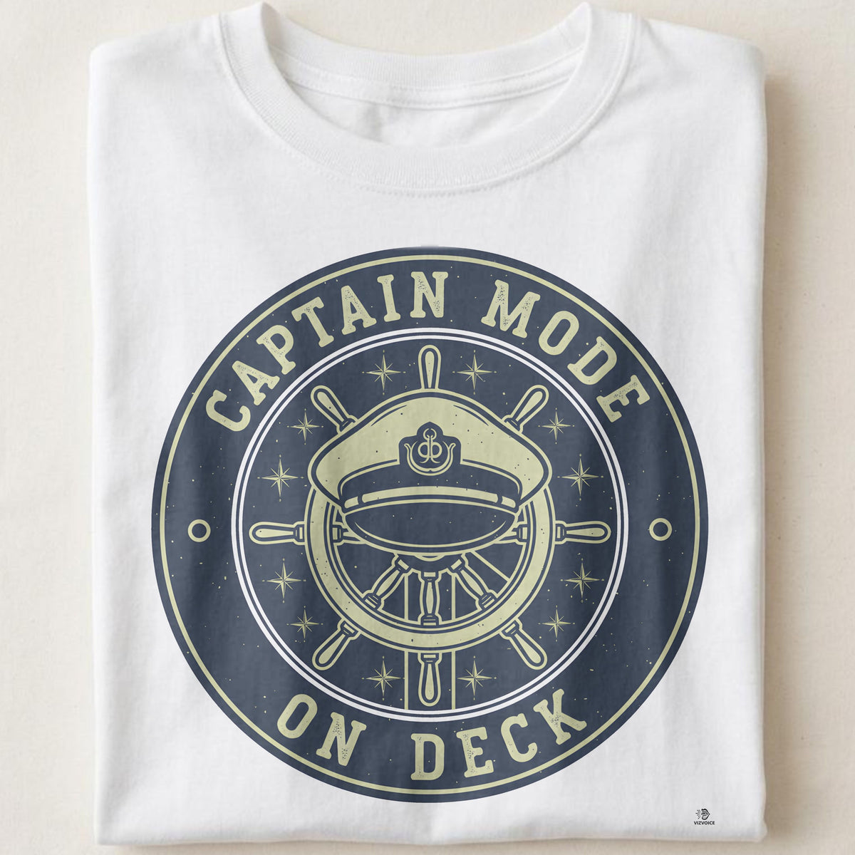 CAPTAIN MODE ON DECK | Fun Boating T-Shirt