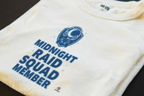 MIDNIGHT RAID SQUAD MEMBER | Cozy Gaming T-Shirt