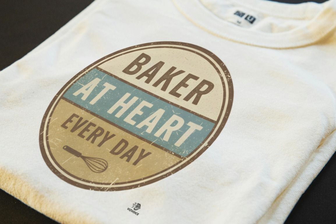 BAKER AT HEART EVERY DAY | Charming Baking T-Shirt