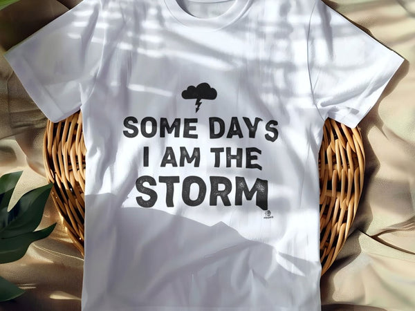 SOME DAYS I AM THE STORM | Sarcastic Hot Mess T-Shirt