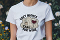 COZY NIGHTS CALL FOR WINE | Cozy Wine Lovers T-Shirt