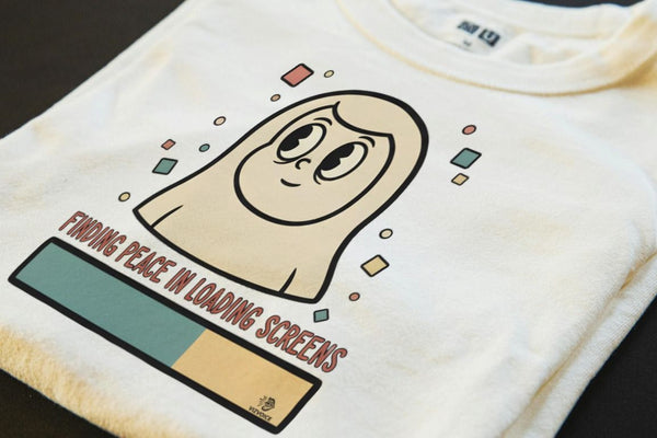 FINDING PEACE IN LOADING SCREENS | Comfy Gamer T-Shirt