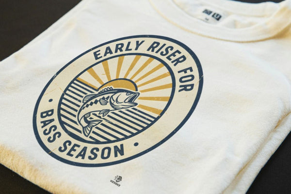 EARLY RISER FOR BASS SEASON | Funny Fishing T-Shirt