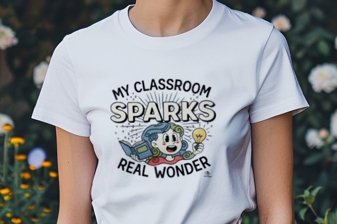 MY CLASSROOM SPARKS REAL WONDER | Inspirational Science Teacher T-Shirt