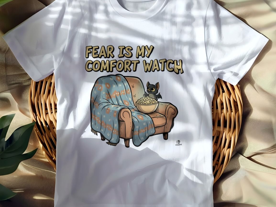FEAR IS MY COMFORT WATCH | Spooktacular Horror Movie T-Shirt