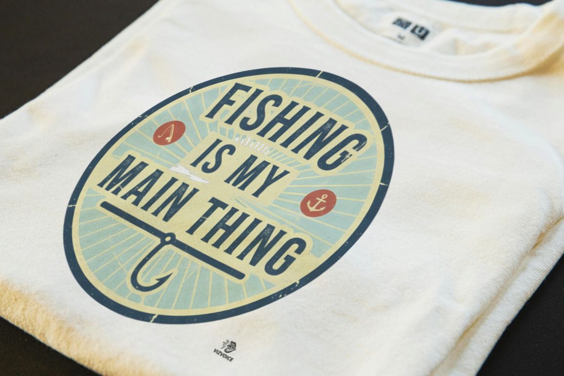FISHING IS MY MAIN THING | Fun Fishing T-Shirt