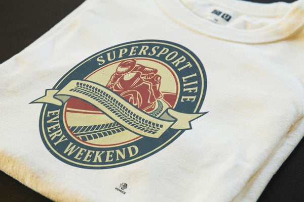 SUPERSPORT LIFE EVERY WEEKEND | Fun Motorcycle T-Shirt