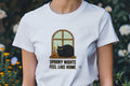 SPOOKY NIGHTS FEEL LIKE HOME | Cozy Halloween Cat Lover T-shirt