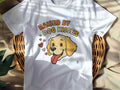 RAISED BY DOG KISSES | Humorous Dog Mom T-Shirt