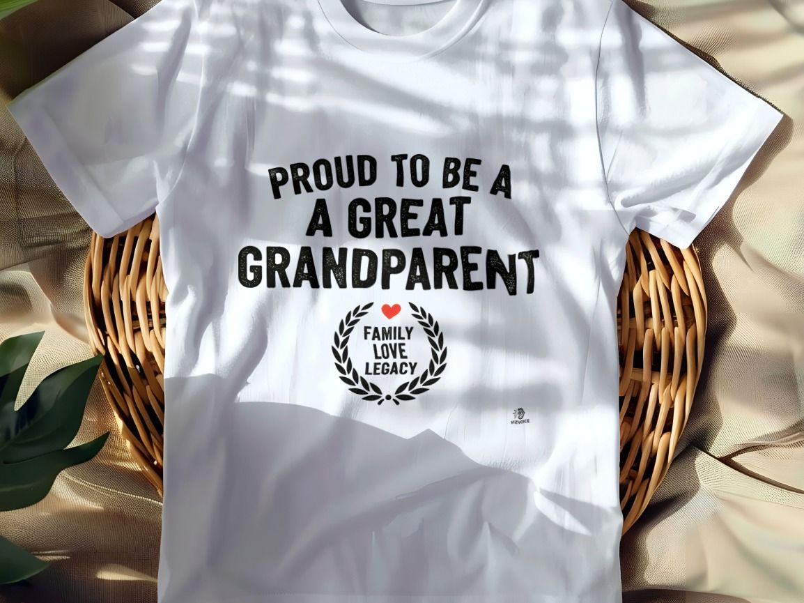 PROUD TO BE A GREAT GRANDPARENT | Humorous T-shirt for Grandparents