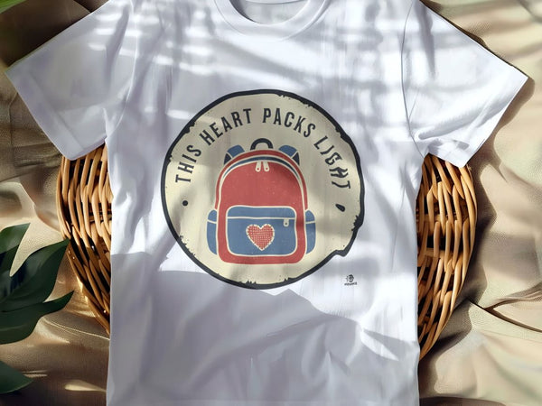 THIS HEART PACKS LIGHT | Adventure Seeker T-Shirt