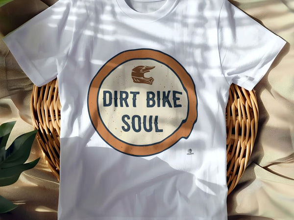DIRT BIKE SOUL | Humorous Off-Road Rider T-shirt