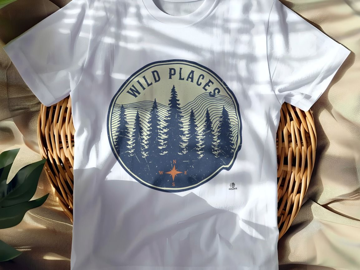 WILD PLACES | Adventurous Camping T-Shirt