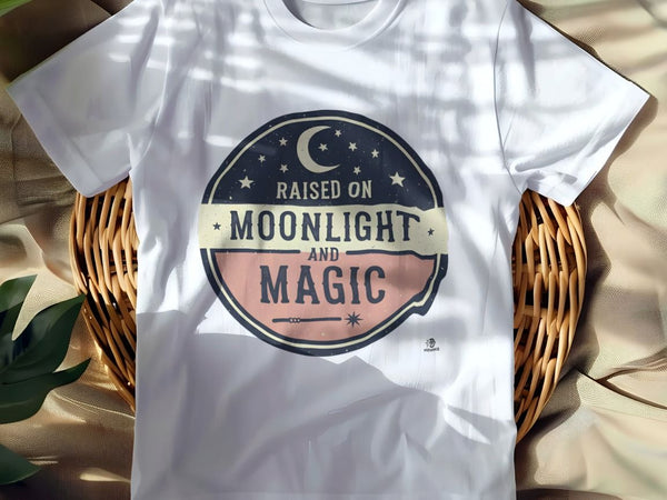 RAISED ON MOONLIGHT AND MAGIC | Witch Life T-shirt