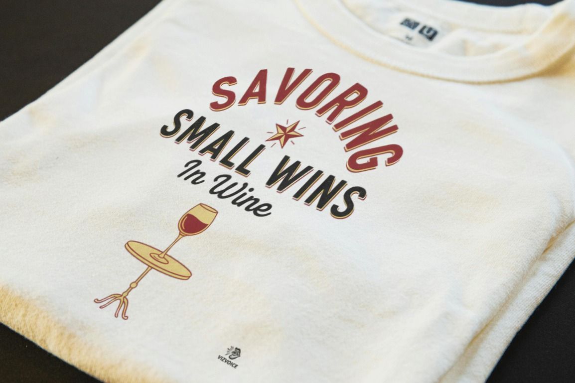 SAVORING SMALL WINS IN WINE | Humorous T-Shirt for Wine Lovers