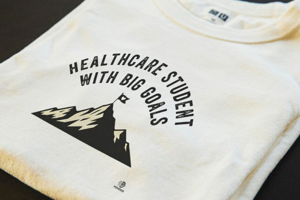 HEALTHCARE STUDENT WITH BIG GOALS | Humorous Nurse T-Shirt