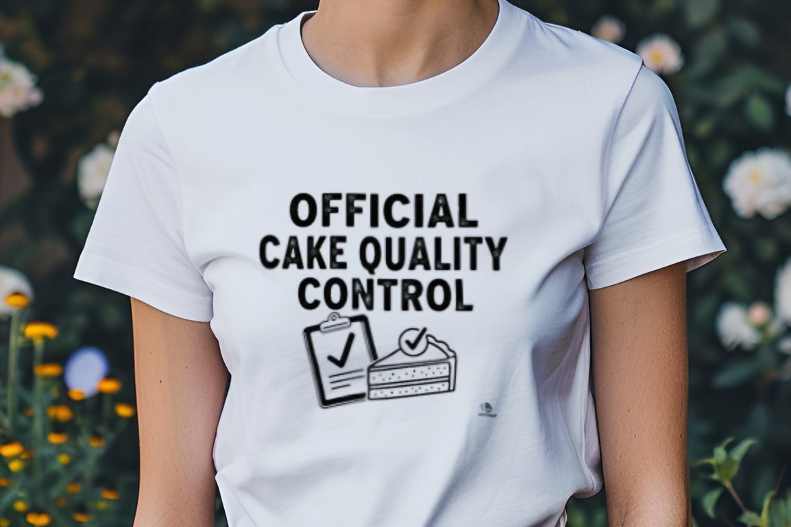 OFFICIAL CAKE QUALITY CONTROL | Humorous Birthday T-Shirt