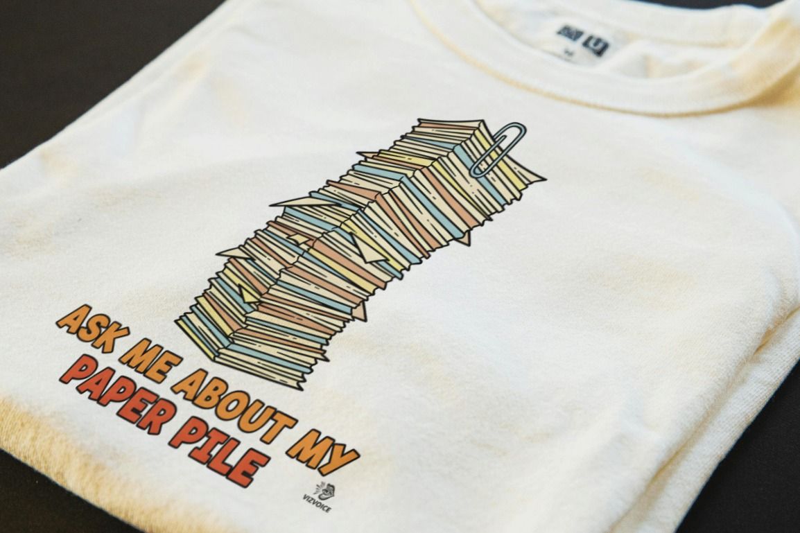 ASK ME ABOUT MY PAPER PILE | Funny Teacher T-Shirt