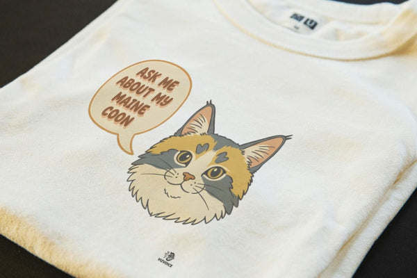 ASK ME ABOUT MY MAINE COON | Humorous Cat Lover T-shirt