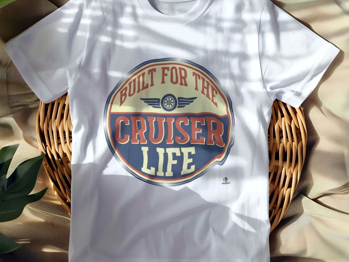BUILT FOR THE CRUISER LIFE | Humorous Motorcycle T-Shirt