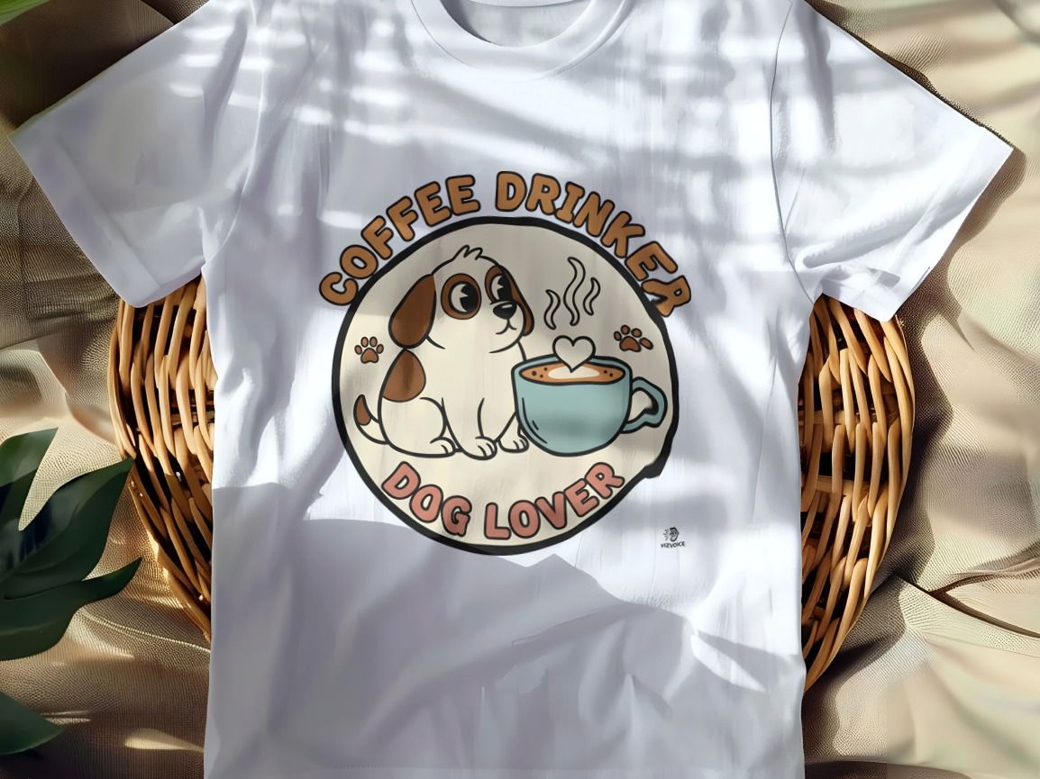 COFFEE DRINKER DOG LOVER | Perfect Tee for Pet Parents