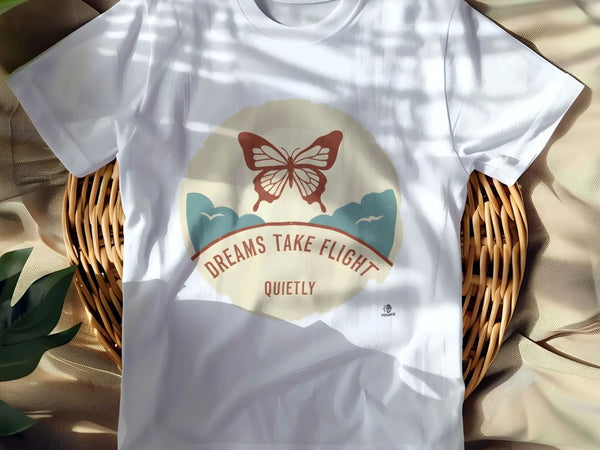 DREAMS TAKE FLIGHT QUIETLY | Butterfly Effect T-Shirt