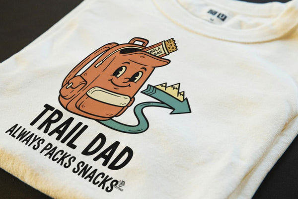 TRAIL DAD ALWAYS PACKS SNACKS | Funny Camping T-Shirt