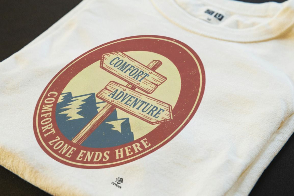 COMFORT ZONE ENDS HERE | Adventure Seeker T-Shirt