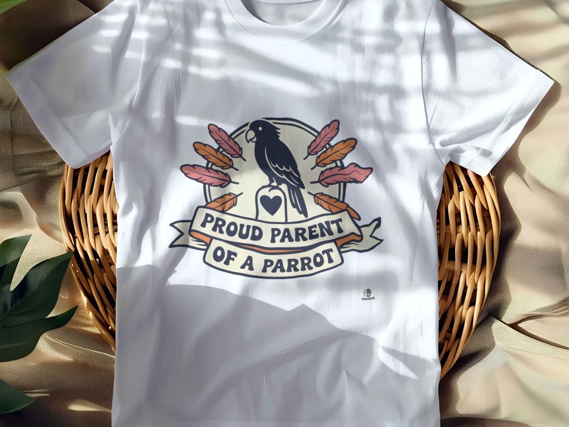 PROUD PARENT OF A PARROT | Fun T-shirt for Bird Lovers
