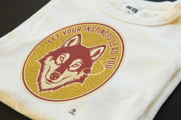 LET YOUR INSTINCTS LEAD YOU | Wolf Spirit T-shirt