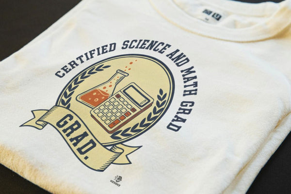 CERTIFIED SCIENCE AND MATH GRAD | Funny STEM Graduate T-Shirt