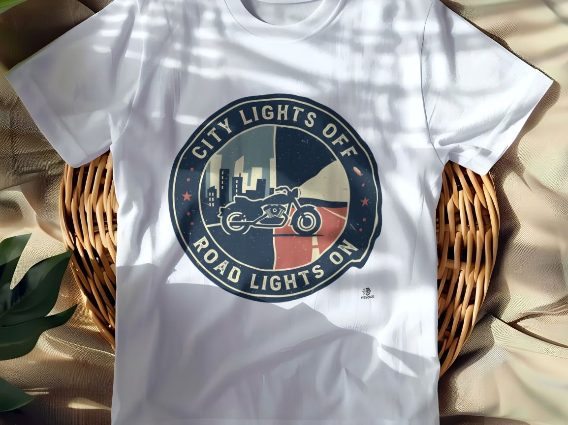 CITY LIGHTS OFF ROAD LIGHTS ON | Fun T-Shirt for Cross Country Riders