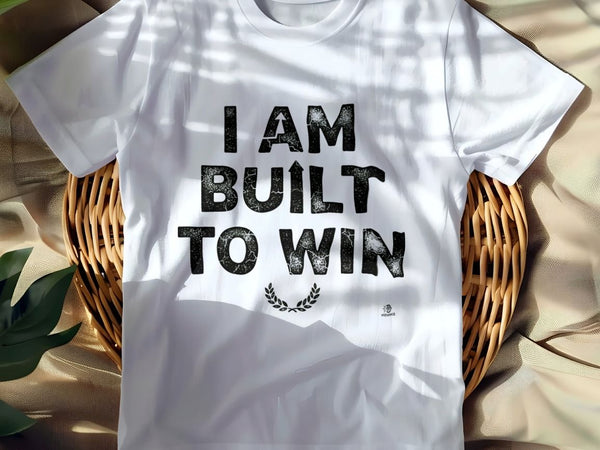I AM BUILT TO WIN | Confidence First T-Shirt