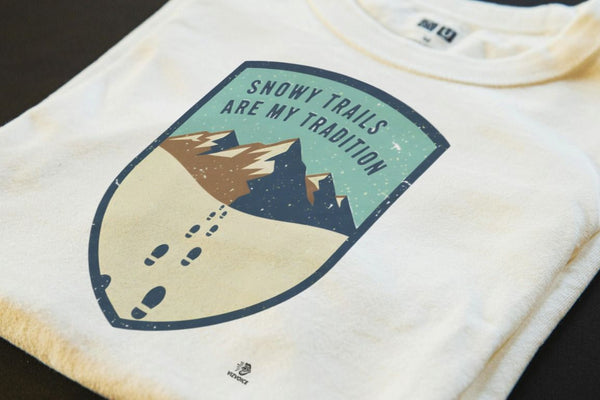 SNOWY TRAILS ARE MY TRADITION | T-shirt for Nature Lovers
